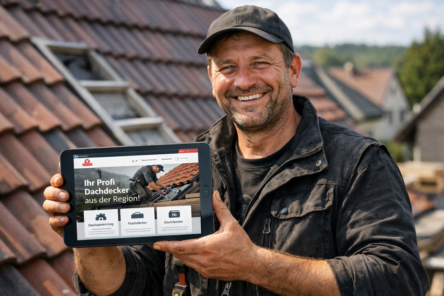 Dachdecker Marketing für mehr Sichtbarkeit